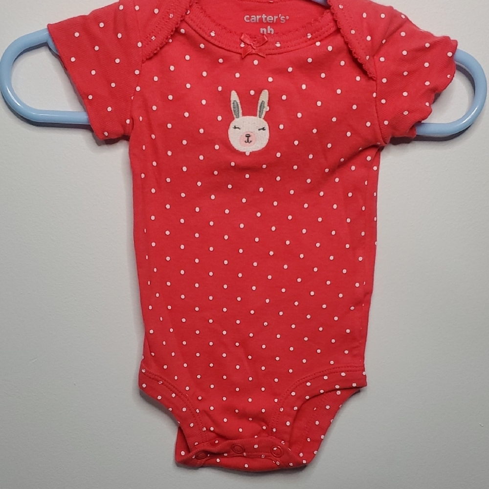 Carter's Red Polka Dot Baby Onesie
